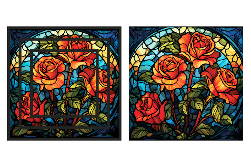 rose-stained-glass-card-stained-glass-rose-card-sublimation