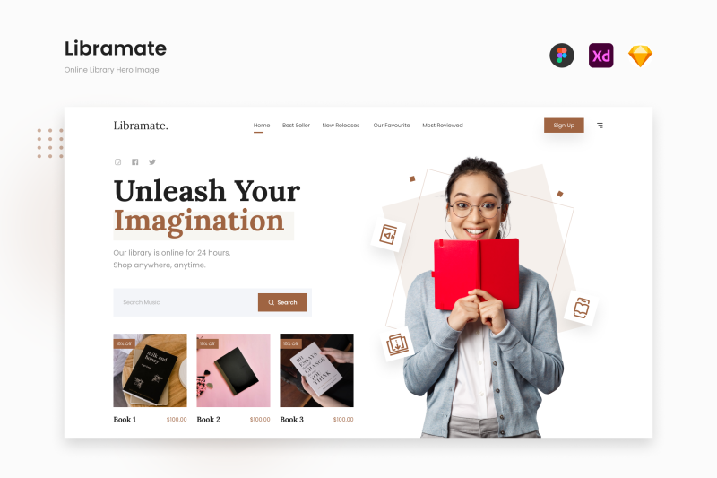 libramate-in-square-online-library-hero-image