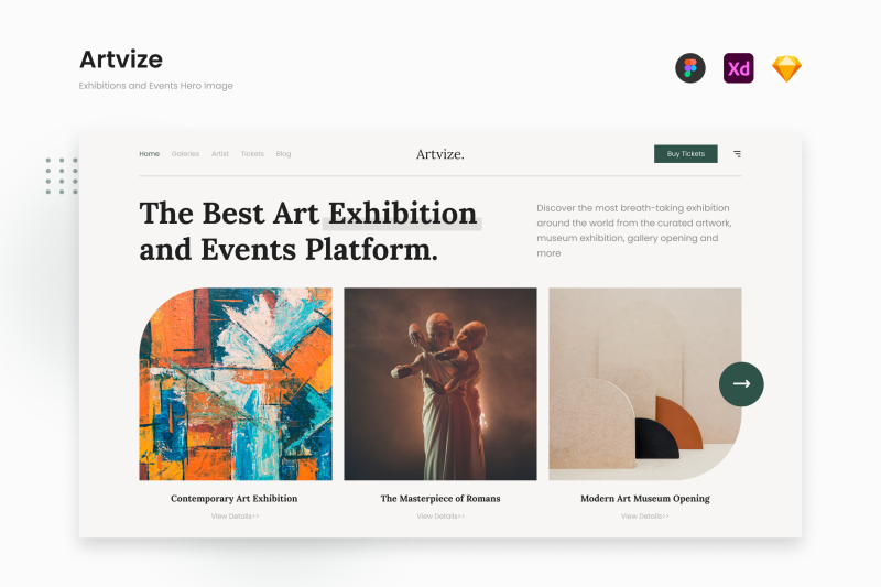 artvize-simple-exhibitions-and-events-hero-image