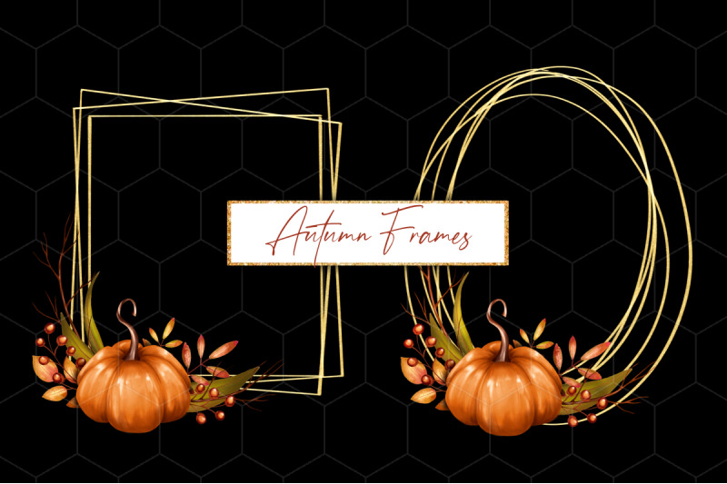 autumn-frames-with-pumpkin-png
