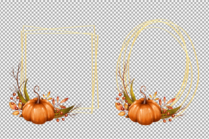 autumn-frames-with-pumpkin-png