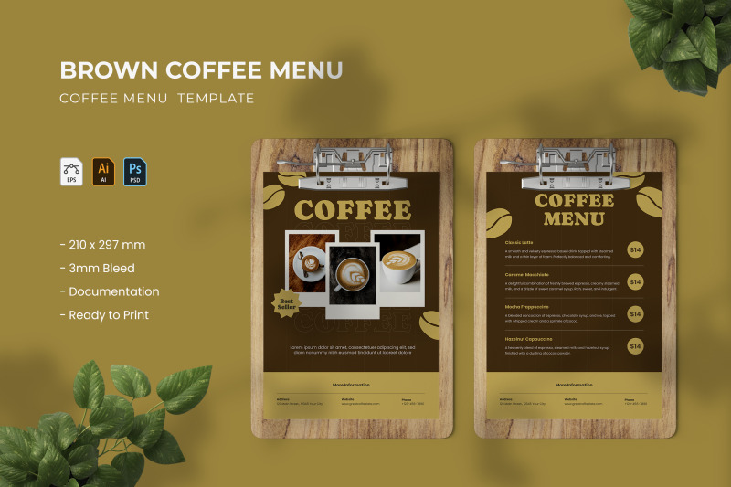 brown-coffee-menu
