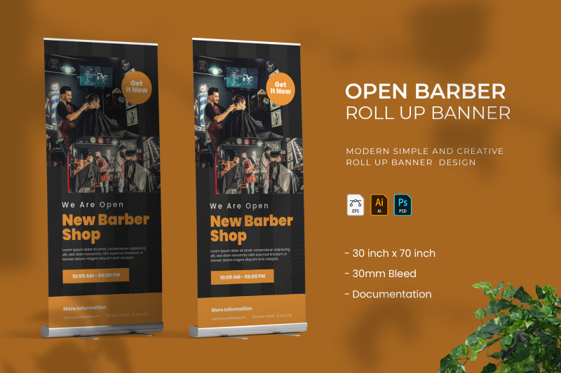 open-barber-roll-up-banner