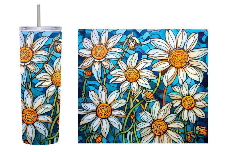 stained-glass-daisies-tumbler-flowers-daisies-tumbler-wrap