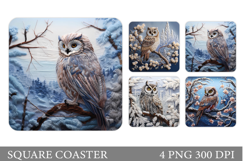 owl-square-coaster-owl-in-winter-landscape-coaster-design