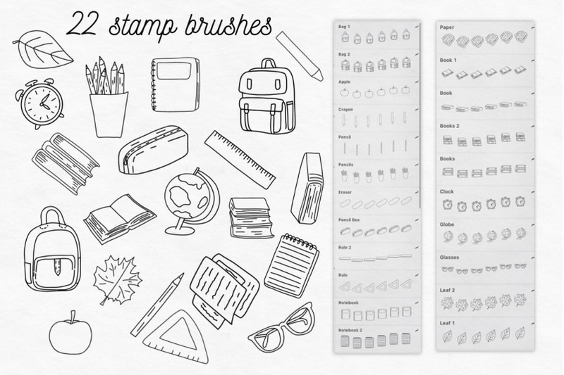 back-to-school-doodle-procreate-stamp-brushes-and-swatches