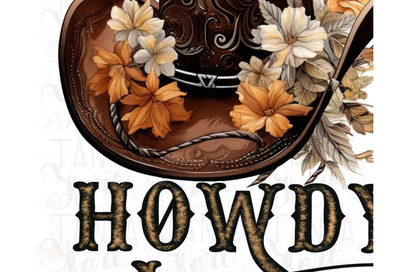 western-howdy-png-sublimation-design-download-cowboy-hat-with-flower