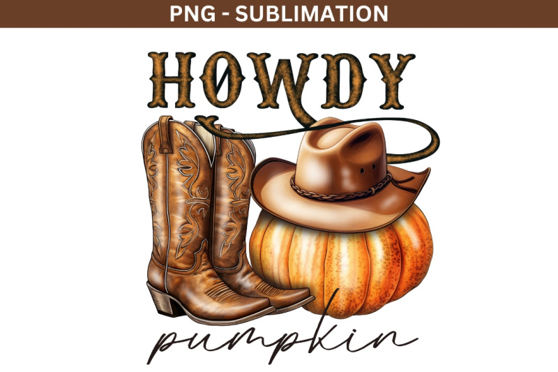 western-howdy-pumpkin-png-retro-fall-sublimation-design-for-halloween