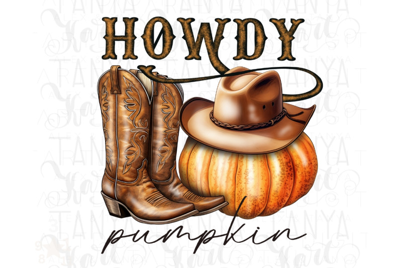 western-howdy-pumpkin-png-retro-fall-sublimation-design-for-halloween