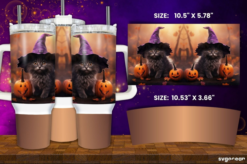 halloween-black-cat-bundle-tumbler-mug-pen