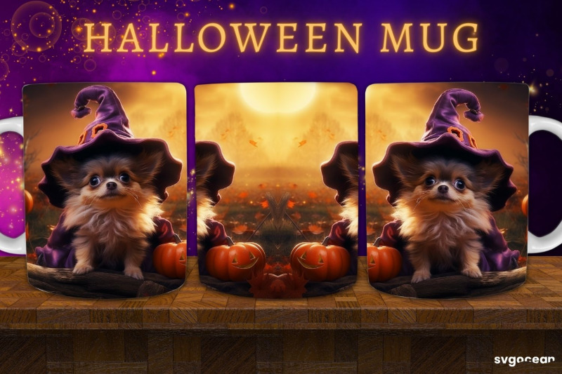 halloween-dogs-mug-wrap-bundle-11-oz-sublimation