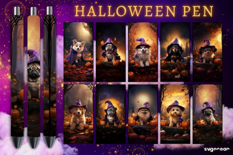 halloween-dogs-pen-wrap-bundle-sublimation