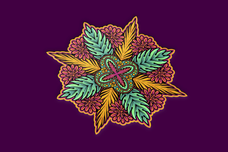 blossom-brilliance-floral-mandala-ornaments