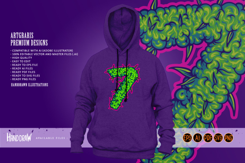 number-7-monogram-marijuana-bliss-flower-buds-detail