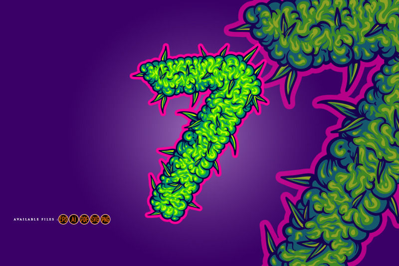 number-7-monogram-marijuana-bliss-flower-buds-detail