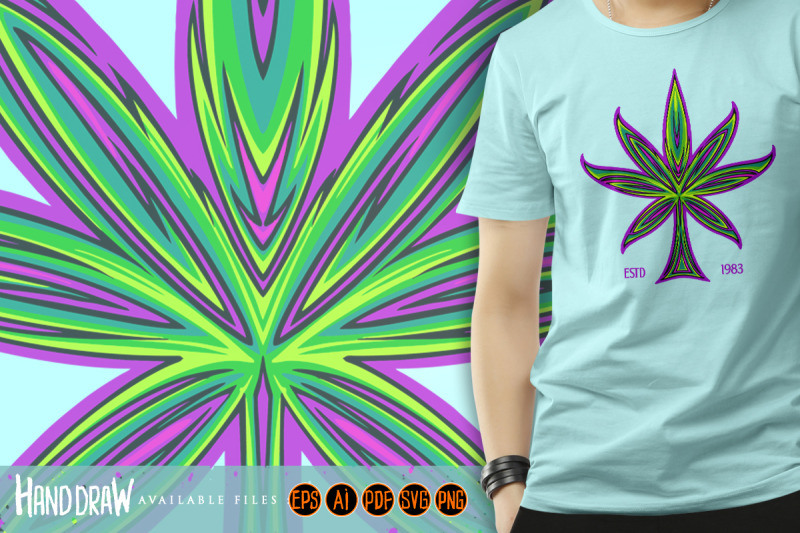 pinstripe-perfection-intricate-design-cannabis-leaf