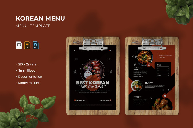 korean-menu