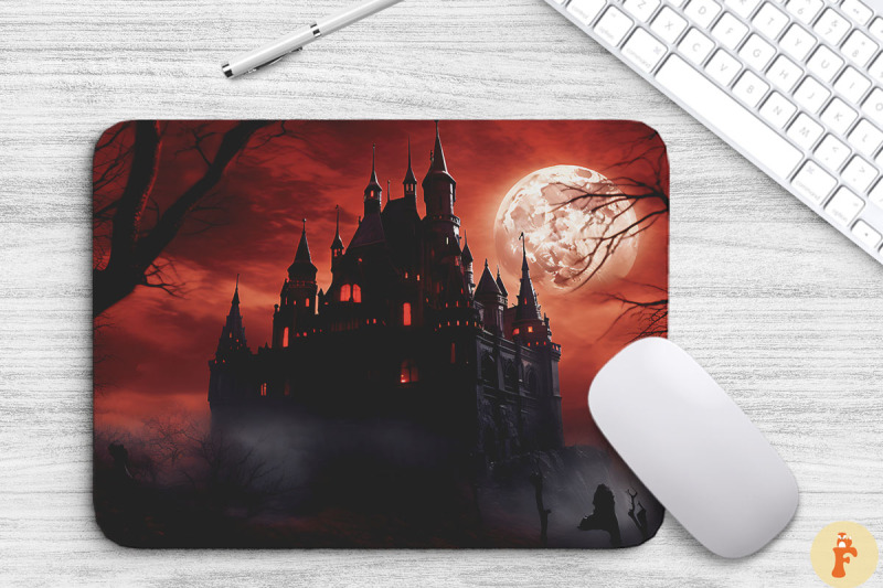 halloween-spooky-nbsp-castle-nbsp-mouse-pad-bundle