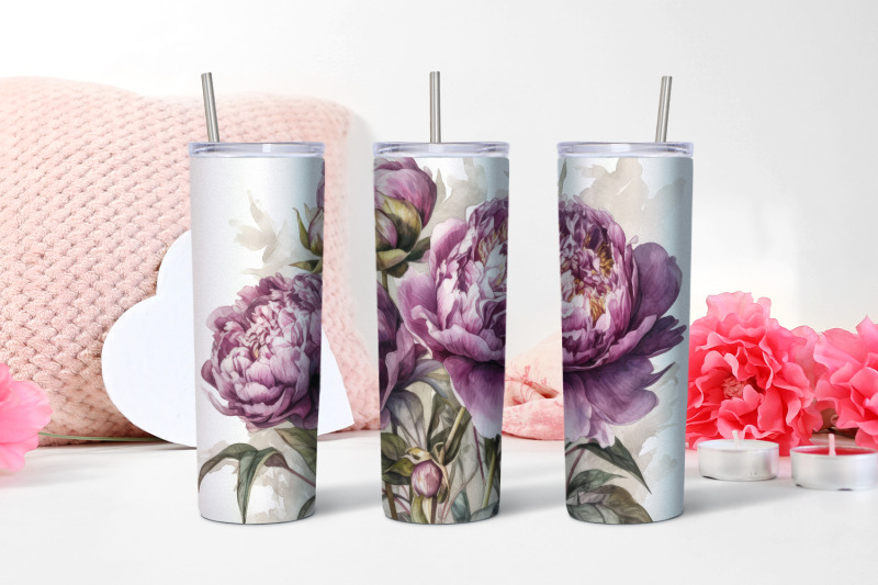 lily-peony-flowers-tumbler-sublimation-20-oz-skinny