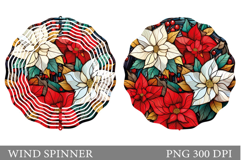 poinsettia-spinner-sublimation-flowers-wind-spinner