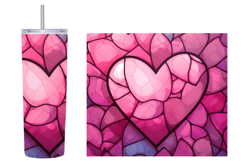 stained-glass-hearts-tumbler-hearts-tumbler-sublimation