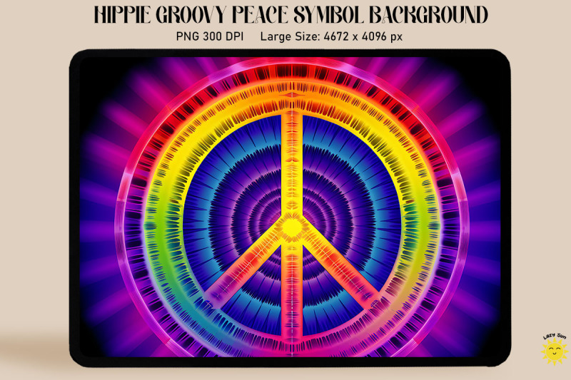 beautiful-rainbow-peace-signs-background