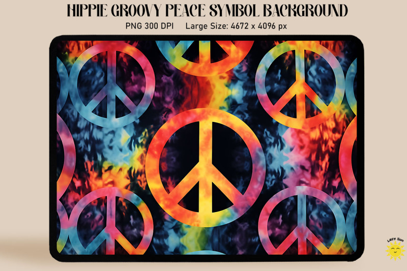 peace-signs-on-tie-dye-background