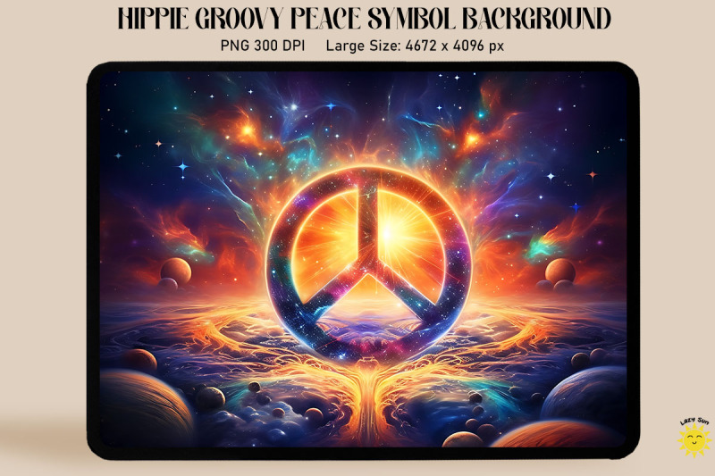 the-universal-peace-sign-background