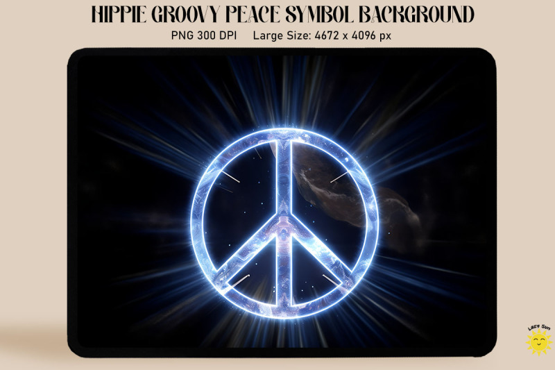 hologram-of-a-white-peace-sign-in-space