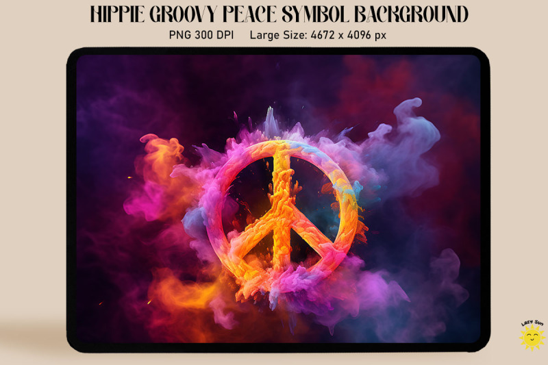 peace-sign-with-coloured-smoke