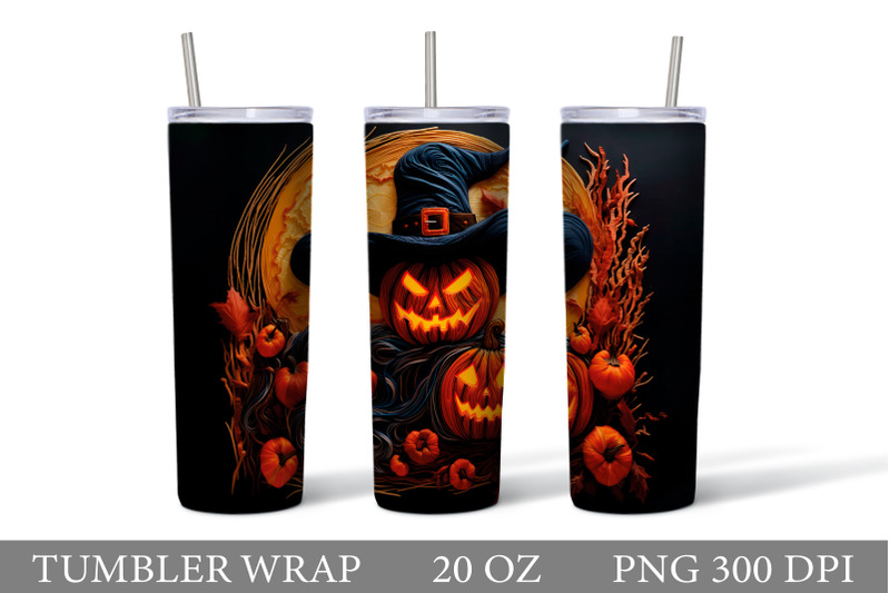 scary-pumpkin-tumbler-sublimation-halloween-tumbler-wrap