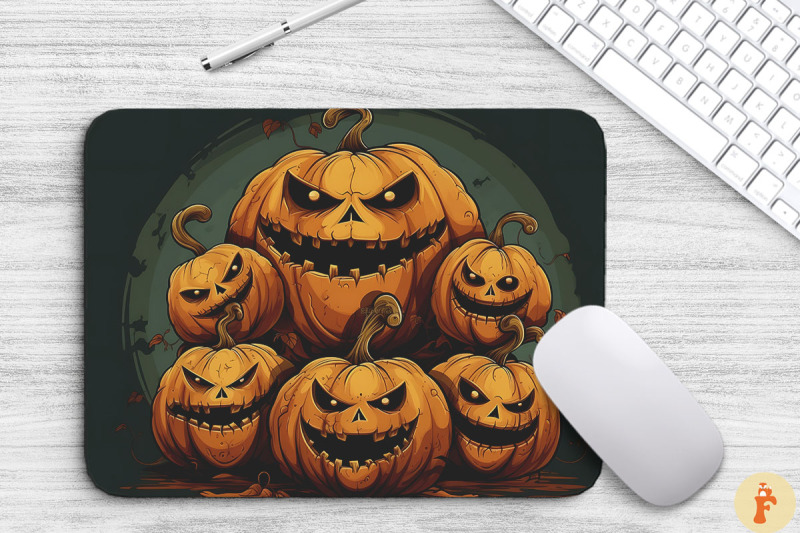 a-group-of-scary-pumpkins-mouse-pad