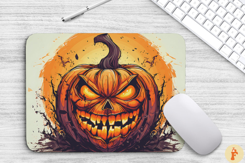 halloween-horror-pumpkin-mouse-pad