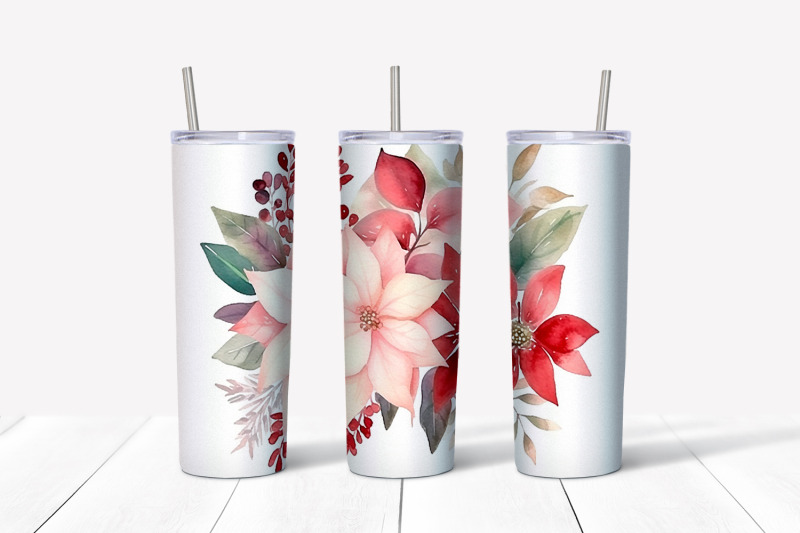 christmas-flowers-tumbler-wrap-20-oz-skinny-tumbler-png