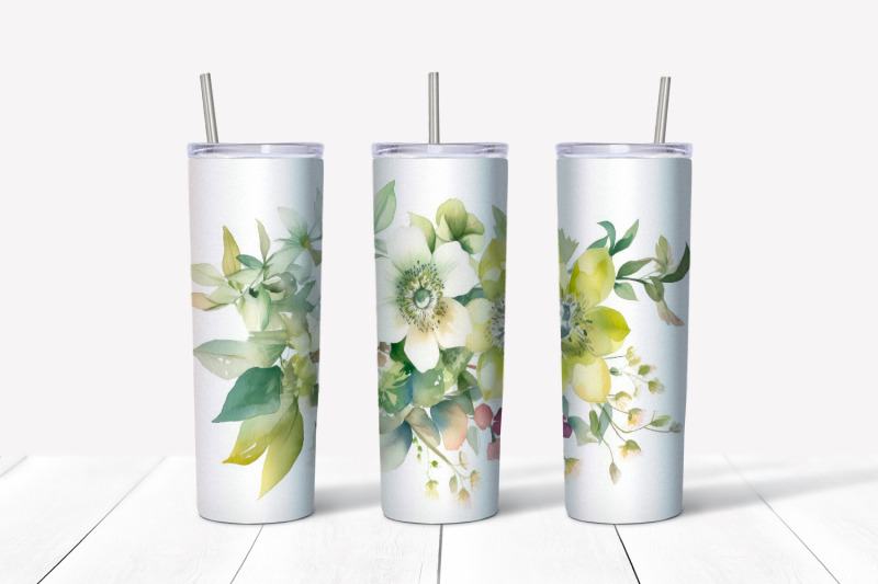 christmas-flowers-tumbler-wrap-20-oz-skinny-tumbler-png