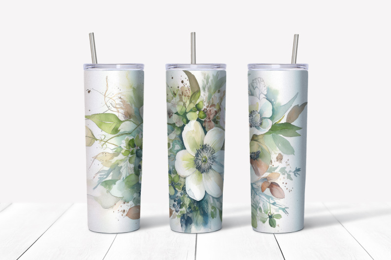 christmas-flowers-tumbler-wrap-20-oz-skinny-tumbler-png