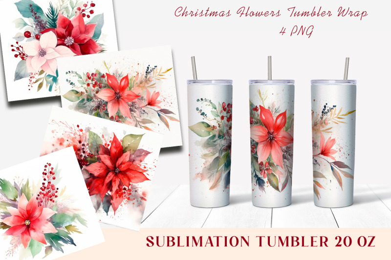 christmas-flowers-tumbler-wrap-20-oz-skinny-tumbler-png