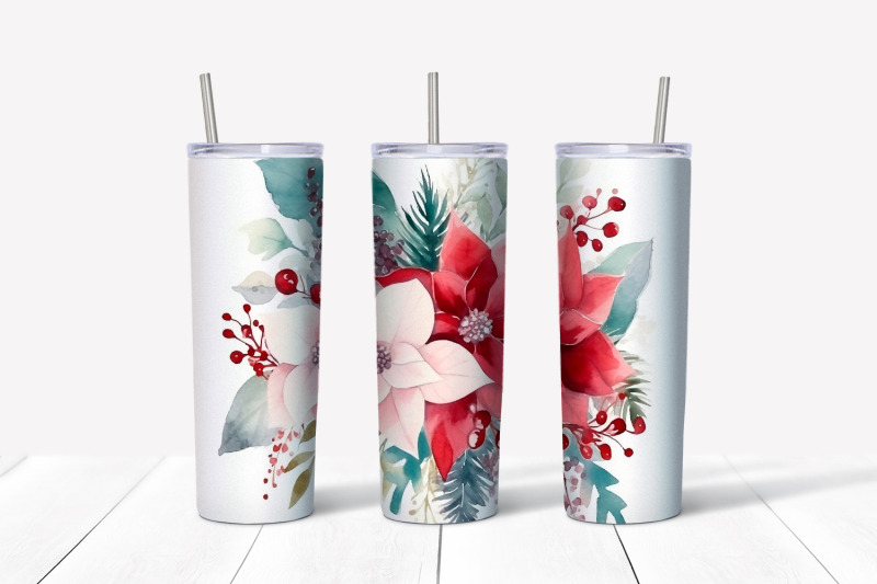 christmas-flowers-tumbler-wrap-20-oz-skinny-tumbler-png