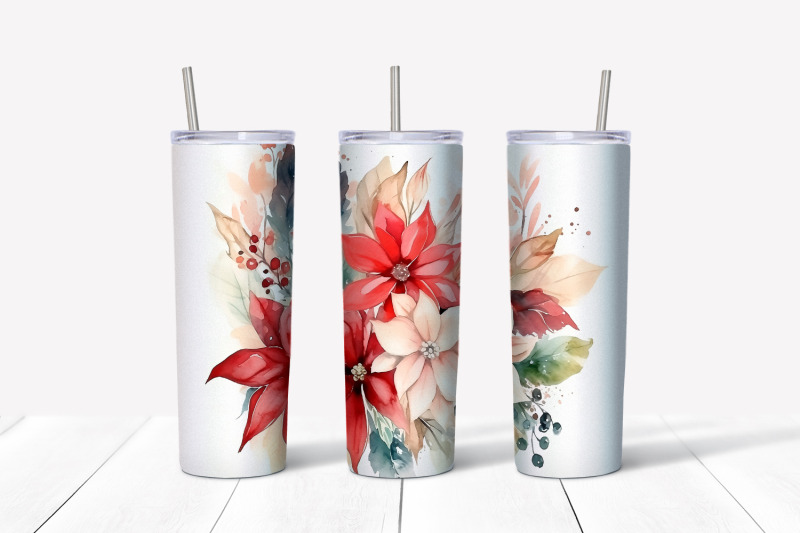 christmas-flowers-tumbler-wrap-20-oz-skinny-tumbler-png