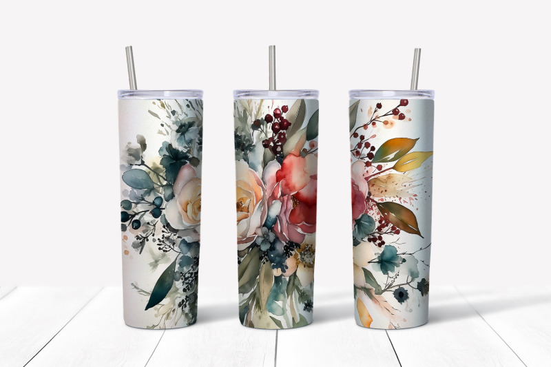 christmas-flowers-tumbler-wrap-20-oz-skinny-tumbler-png