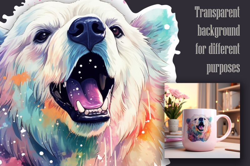 bright-watercolor-polar-bear-transparent-png-jpeg-300dpi