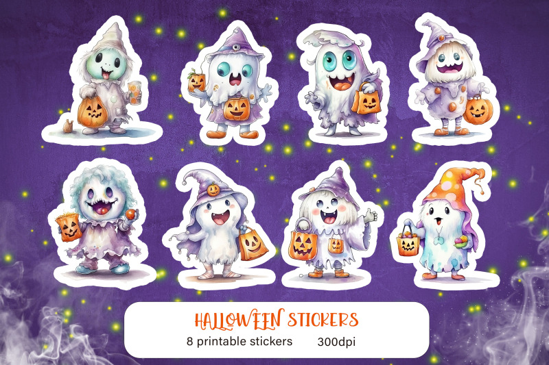 cute-cartoon-ghosts-sticker-pack-with-halloween-characters-png
