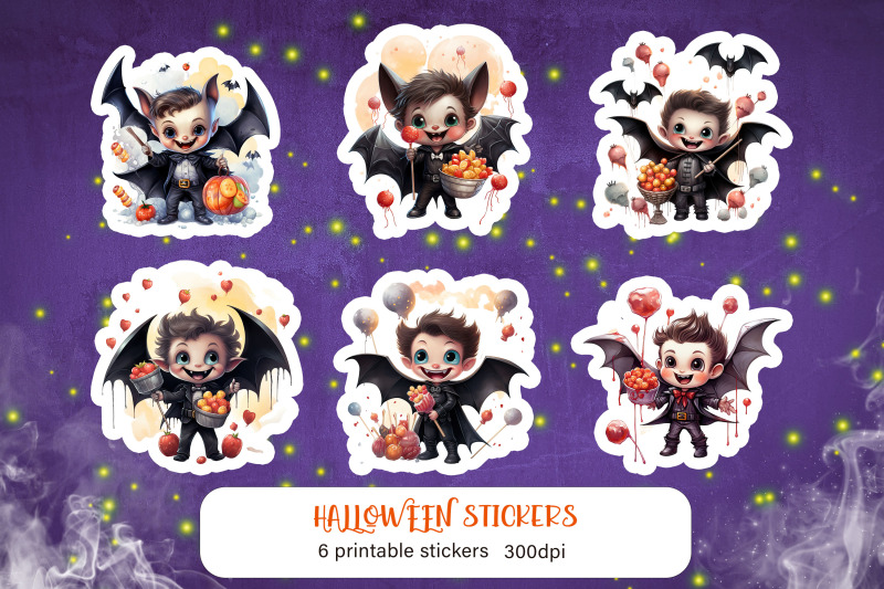 cute-cartoon-vampire-sticker-pack-with-halloween-characters-png
