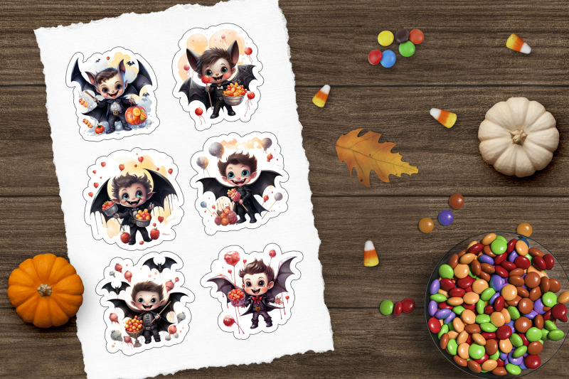cute-cartoon-vampire-sticker-pack-with-halloween-characters-png