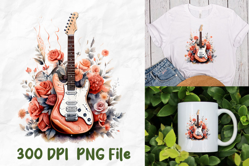 retro-rock-and-roll-guitar-roses