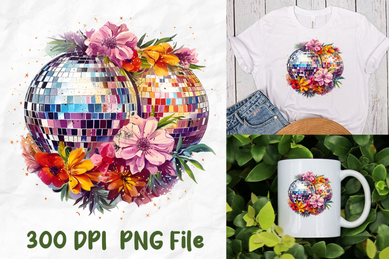 retro-rainbow-disco-ball-wild-flower