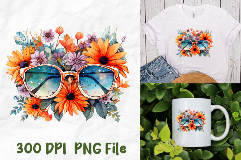 retro-sunglasses-wild-flowers