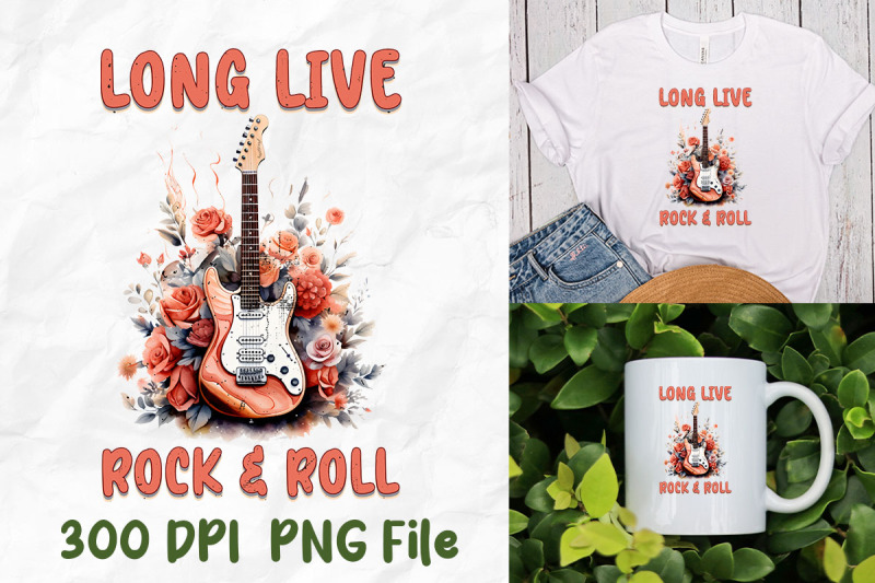 long-live-rock-and-roll-guitar-rose