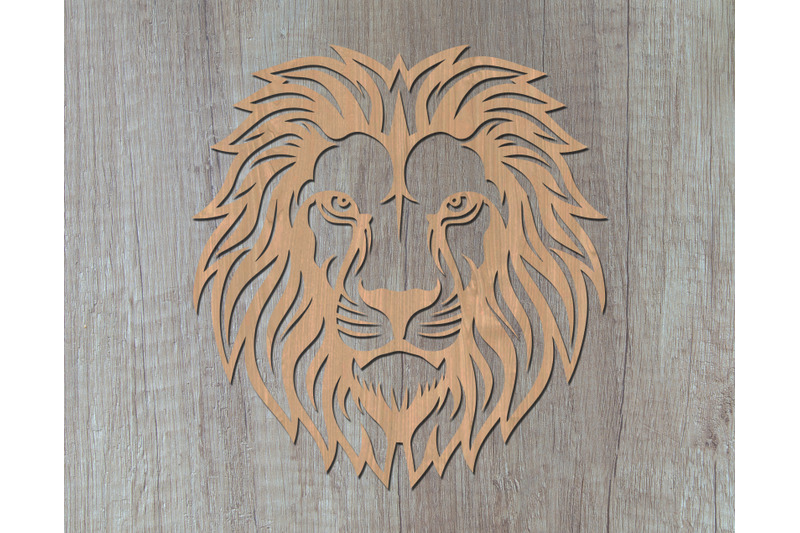 lion-laser-svg-cut-file-lion-glowforge-file-lion-dxf-lion-wall-art