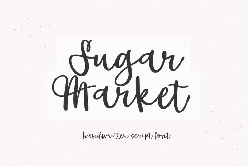 sugar-market-handwritten-script-font